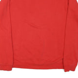 NIKE Mens Red Crew Neck M NJ.19 Sweatshirt Cotton Blend Casual Pullover