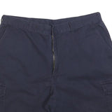 DICKIES Mens Navy Blue Casual Cargo Shorts XL W38 Cotton Blend Workwear