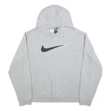NIKE Womens Grey Pullover Hoodie XL Cotton Blend Sportswear