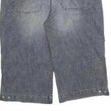 ESPRIT Womens Shorts Blue Casual M W34 Cotton Blend Comfort Fit Stylish