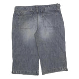 ESPRIT Womens Shorts Blue Casual M W34 Cotton Blend Comfort Fit Stylish