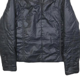 LEE Womens Black Jacket XS Polyester Blend Quilted Zip Pockets Casual Wear