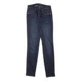 MARCIANO Womens Slim Dark Blue Denim Jeans Cotton Blend Zip W25 L29 Skinny Fit