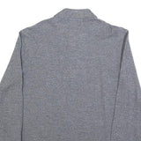 LACOSTE Mens Grey Long Sleeve Plain S Classic Cotton Blend Polo Shirt