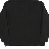 NEW BALANCE Mens Black Outdoor Jacket L Polyester Fleece Hooded Zip Casual