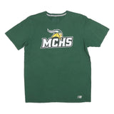 RUSSELL ATHLETIC Mens Green MCHS Graphic T-Shirt M Short Sleeve Crew Neck