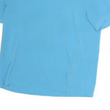 NOTIONS Womens Blue Basic Top Short Sleeve Round Neck Plain S Lightweight