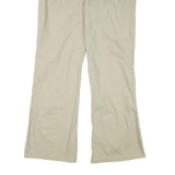 DICKIES Womens Regular Fit Beige Cotton Blend Zip Trousers W34 L31 Workwear