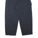 MARC O'POLO Mens Relaxed Navy Blue Drawstring Cargo Trousers W30 L26 Casual