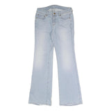 G-STAR Womens Jeans Light Blue Relaxed Flared Denim Light W30 L31 Casual Stylish