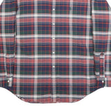 RALPH LAUREN Mens Blue Green Red Checked Shirt L Classic Button-Down Cotton