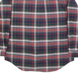 RALPH LAUREN Mens Blue Green Red Checked Shirt L Classic Button-Down Cotton