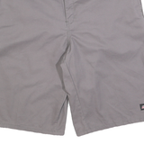 DICKIES Mens Shorts Grey Casual Plain XL W38 Durable Workwear