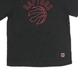 NBA Mens Black Raptors Graphic T-Shirt M Short Sleeve Crew Neck Cotton