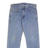 LEVI'S 505 Mens Jeans Blue Regular Straight Denim Medium W32 L29 Classic Fit Zip