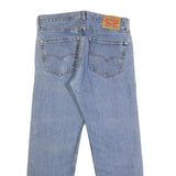 LEVI'S 505 Mens Jeans Blue Regular Straight Denim Medium W32 L29 Classic Fit Zip