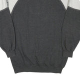 ACTIVE Mens Grey & White Future System 1/4 Zip XL Cotton Blend Sweatshirt