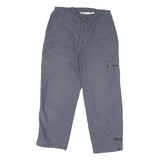 COLUMBIA Womens Regular Fit Blue Drawstring Trousers W27 L24 Outdoor Casual
