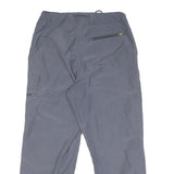 COLUMBIA Womens Regular Fit Blue Drawstring Trousers W27 L24 Outdoor Casual