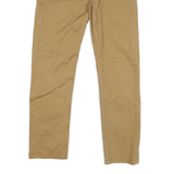 LEVI'S 502 Mens Jeans Beige Slim Skinny Denim W29 L27 Classic Cotton Blend Zip