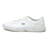 LACOSTE Carnaby Evo Womens Leather Low Top Trainers White UK 5 Casual Comfort