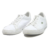 LACOSTE Carnaby Evo Womens Leather Low Top Trainers White UK 5 Casual Comfort