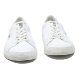 LACOSTE Carnaby Evo Womens Leather Low Top Trainers White UK 5 Casual Comfort