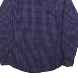 TOMMY HILFIGER Mens Blue & Red Check Shirt S Classic Fit Button Down