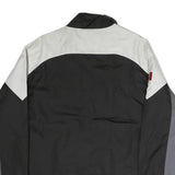 NFL Mens Black Grey White Raiders Zip Jacket L Polyester Sportswear