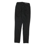 LEVI'S Womens Black Slim Skinny Denim Jeans Zip W24 L29 Classic Fit Stylish