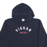 RUSSELL ATHLETIC Mens Navy Blue Viggan Hockey Pullover Hoodie S Est. 1930