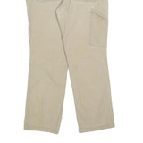 CARHARTT Mens Relaxed Fit Beige Cotton Blend Workwear Trousers W33 L30 Durable