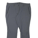 SCHOFFEL Womens Polyester Blend Grey Regular Fit Trousers W40 L30 Outdoor Zip