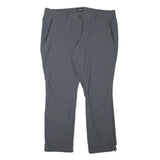 SCHOFFEL Womens Polyester Blend Grey Regular Fit Trousers W40 L30 Outdoor Zip