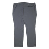 SCHOFFEL Womens Polyester Blend Grey Regular Fit Trousers W40 L30 Outdoor Zip