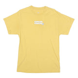 NIKE Mens Yellow Graphic T-Shirt L Short Sleeve Crew Neck Cotton Blend Casual