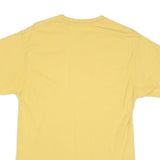 NIKE Mens Yellow Graphic T-Shirt L Short Sleeve Crew Neck Cotton Blend Casual