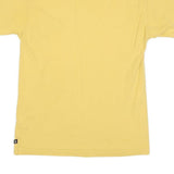 NIKE Mens Yellow Graphic T-Shirt L Short Sleeve Crew Neck Cotton Blend Casual