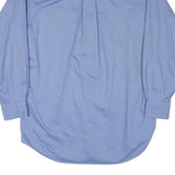 NAUTICA Mens Blue Shirt M Cotton Blend Button Down Collar Long Sleeve Classic