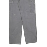 DICKIES Mens Jeans Grey Relaxed Straight Denim Medium W34 L32 Workwear