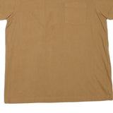 DICKIES Mens Brown Pocket T-Shirt L Short Sleeve Crew Neck Cotton Blend Casual