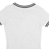 HARD ROCK CAFE Womens Grey & Black Graphic T-Shirt XS Short Sleeve V-Neck Casual