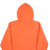 CHAMPION Mens Orange Hoodie S Camouflage Logo Cotton Blend Pullover
