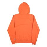 CHAMPION Mens Orange Hoodie S Camouflage Logo Cotton Blend Pullover