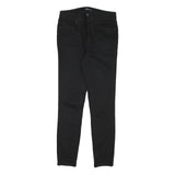 DKNY Womens Black Slim Skinny Denim Medium Woven W27 L27 Cotton Blend Jeans Zip