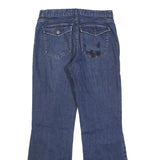 LAUREN RALPH LAUREN Womens Jeans Blue Regular Bootcut Denim W28 L28 Classic Zip