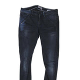 GUESS Womens Jeans Blue Slim Skinny Denim Dark W28 L27 Stretch Zip Pocket