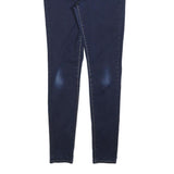 LEVI'S Womens 710 Slim Blue Denim Jeans Cotton Blend Zip W30 L32 Skinny Fit