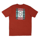 THE NORTH FACE Mens Red T-Shirt L Short Sleeve Crew Neck Cotton Blend Pocket