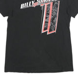 Mens Black Billy Strange 40 Graphic T-Shirt S Short Sleeve Crew Neck Racing